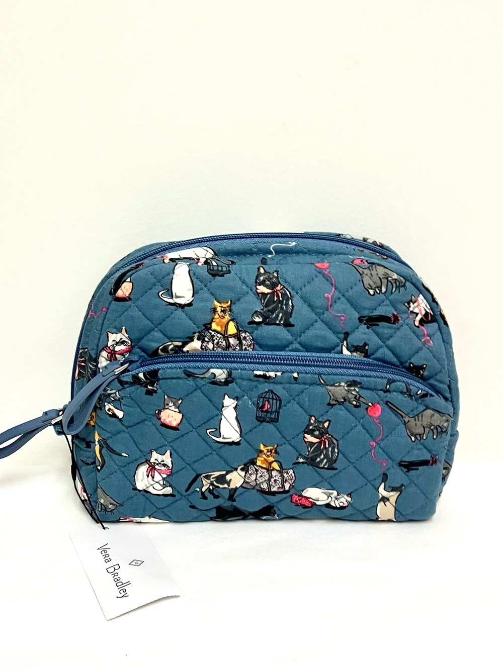 Vera Bradley Cat’s Meow Iconic Medium Cosmetic